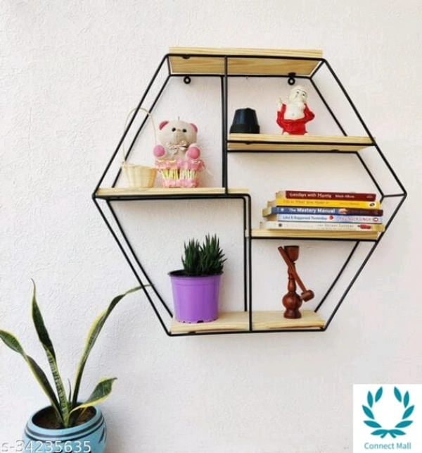 Wall Shelves - LXBXH:21X5X24, Metal, NO.Of Shelves:1